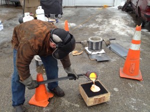 Sand casting