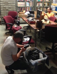 building the units for Madison Science Museum display