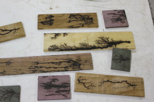 Lightning in Lumber - many pieces, many patterns