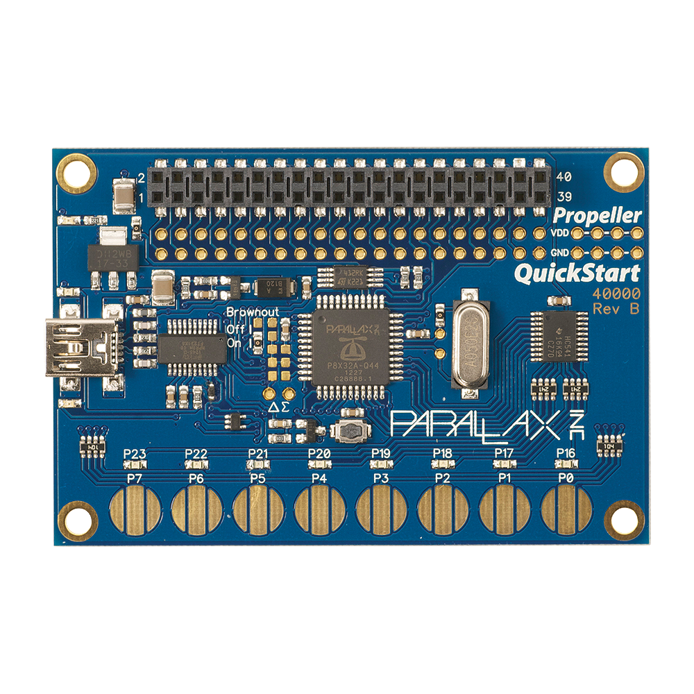 P8X32A Propeller QuickStart from Parallax