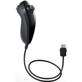 Nintendo Wii Black Nunchuck