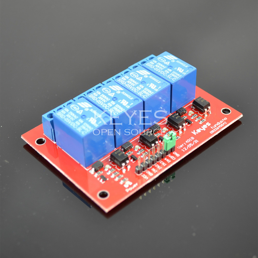 5V Relay Module, 4 Channels