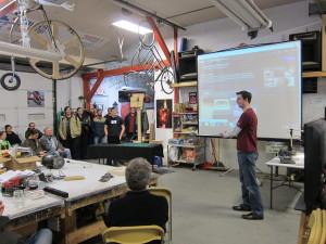 Bob presenting